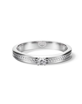 Kalevala Heritage 0.06 ct lab-grown diamond ring white gold 541000115L