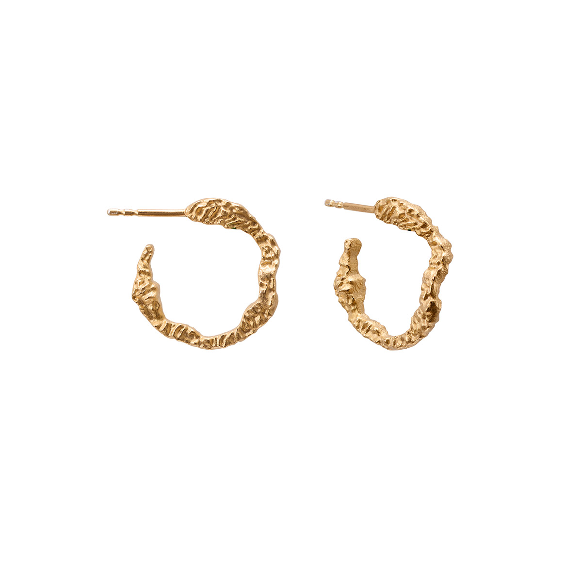 Kalevala Itu hoop earrings goldplated silver 261001400T