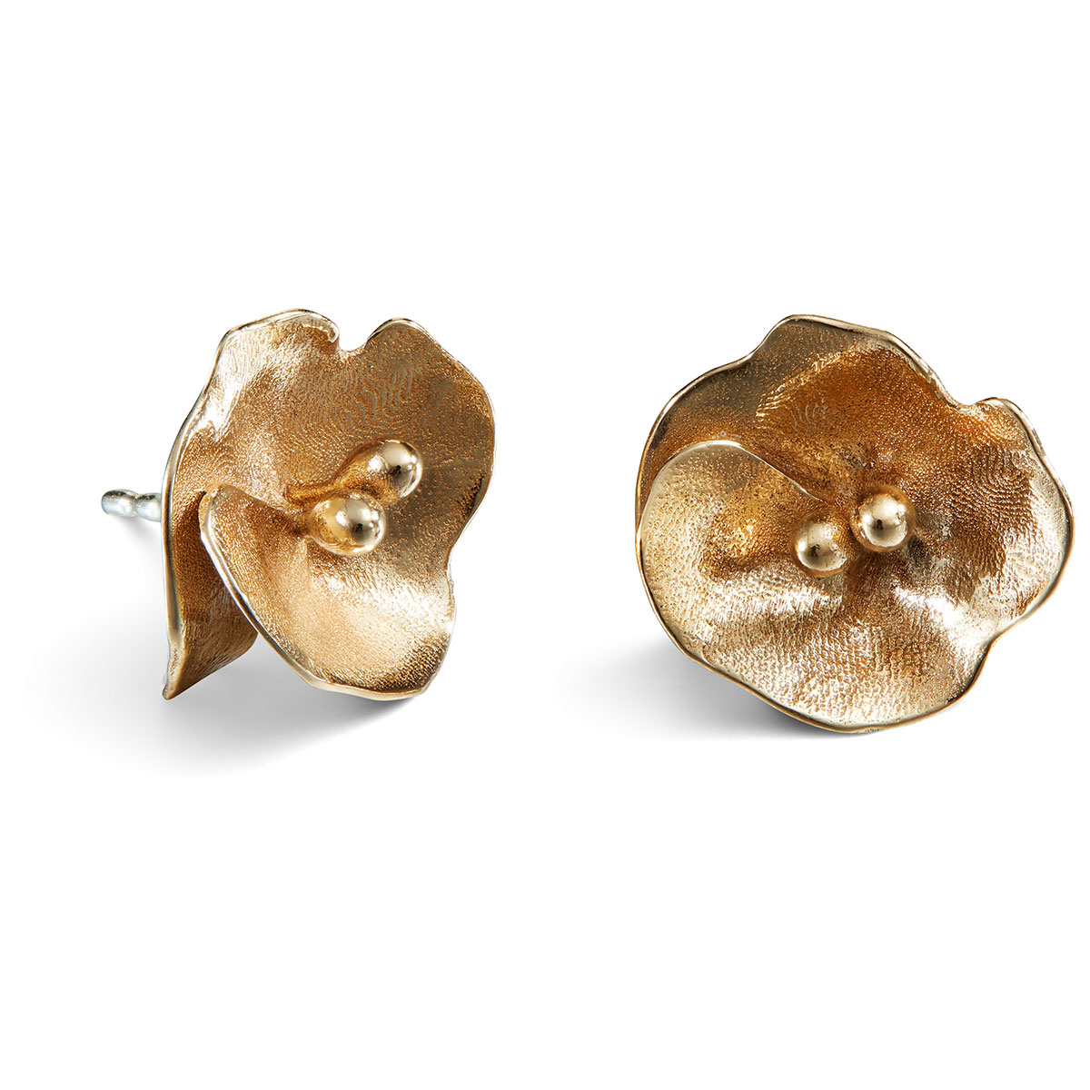 Kalevala Summer Night Rose earrings small bronze 361000700T