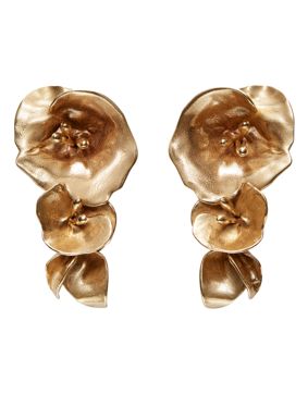 Kalevala Summer Night Rose earrings big bronze 361000702T