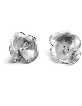 Kalevala Summer Night Rose earrings medium silver 261000701T