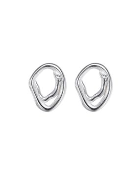 Kalevala Männyt stud earrings silver 261001100T