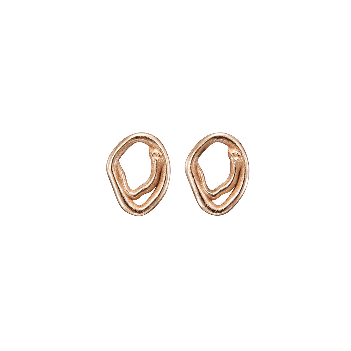 Kalevala Männyt bronze stud earrings 361001100T