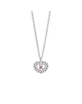 Kalevala Pink Ribbon 2025 Circle of Light silver necklace pink 2269483J45