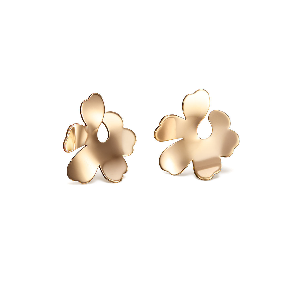 Kalevala x Marimekko Unikko earrings mini gold 161001203T