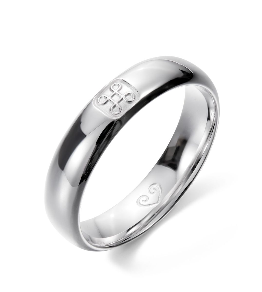 Kalevala Heraldic white gold ring 541000200