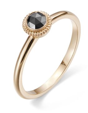 Kalevala Beloved 0.20 ct black diamond ring gold 141000002B