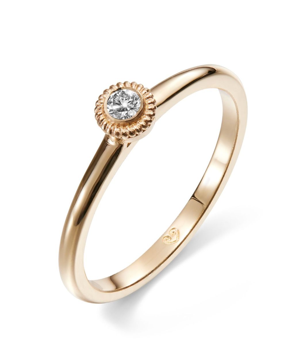 Kalevala Beloved 0.06 ct diamond ring gold 141000001D