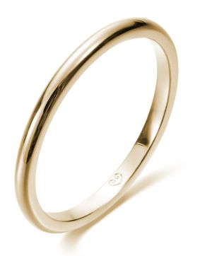 Kalevala Beloved plain gold ring 141000000