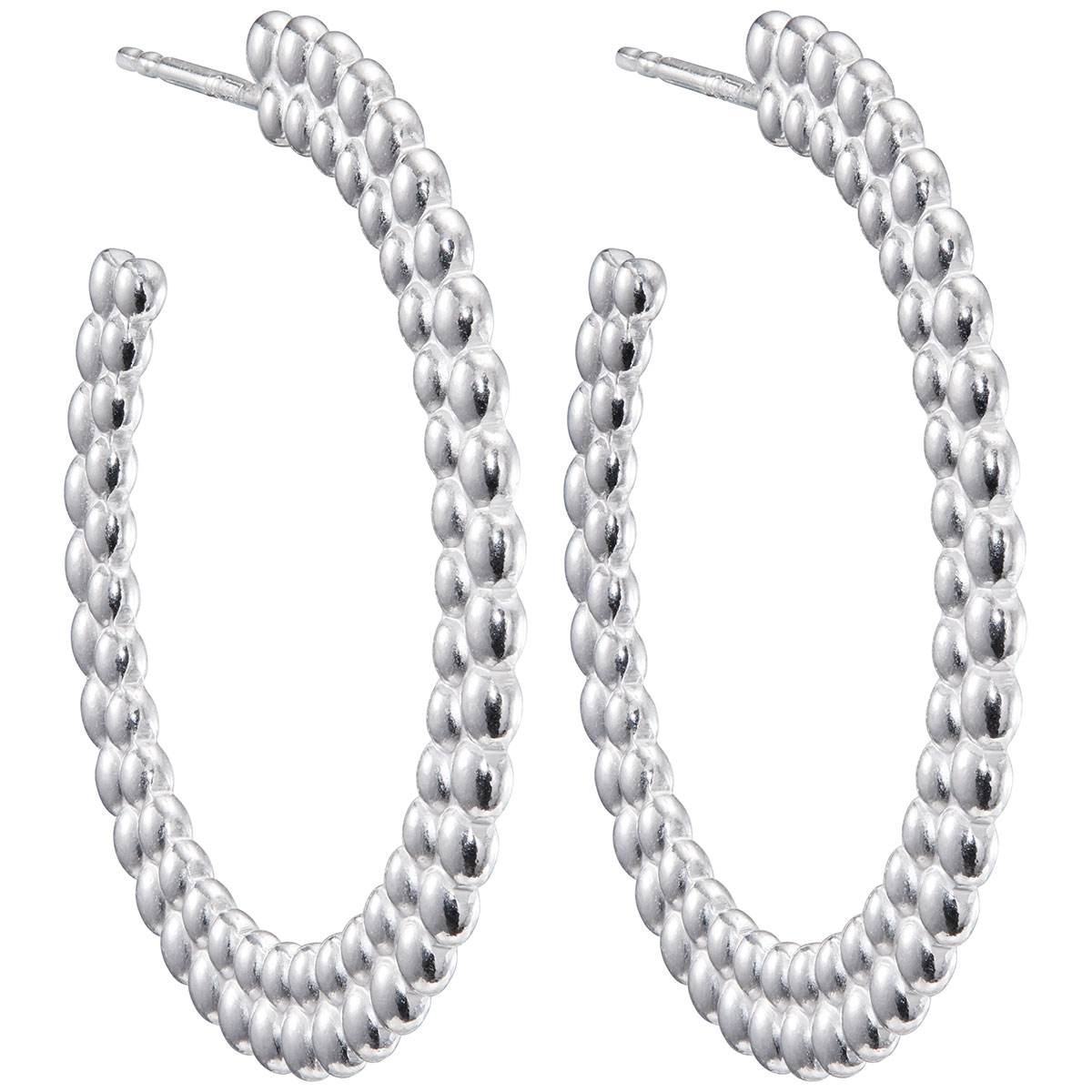 Kalevala Circle of Light big hoops silver 2669484T