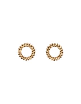 Kalevala Circle of Light large stud earrings bronze 3669485T