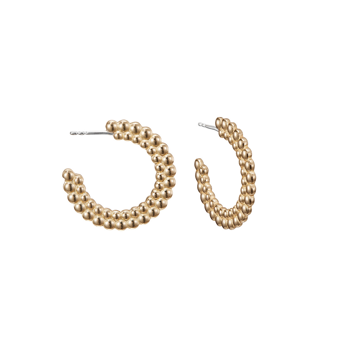 Kalevala Circle of Light creole earrings bronze 3669486T