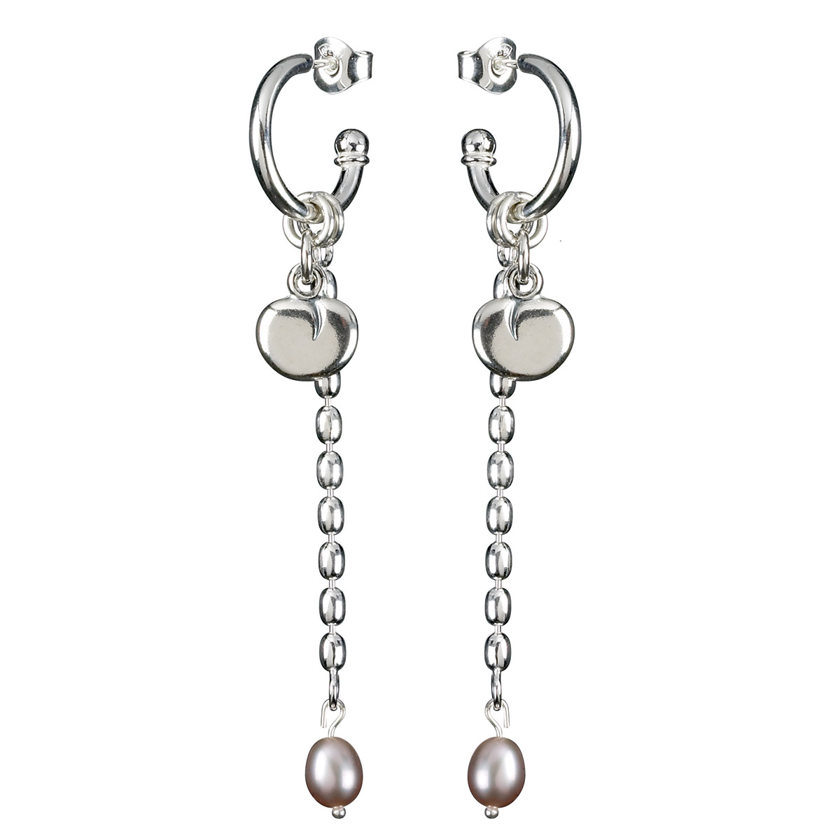 Kalevala Twinflower earrings silver 2665400HET