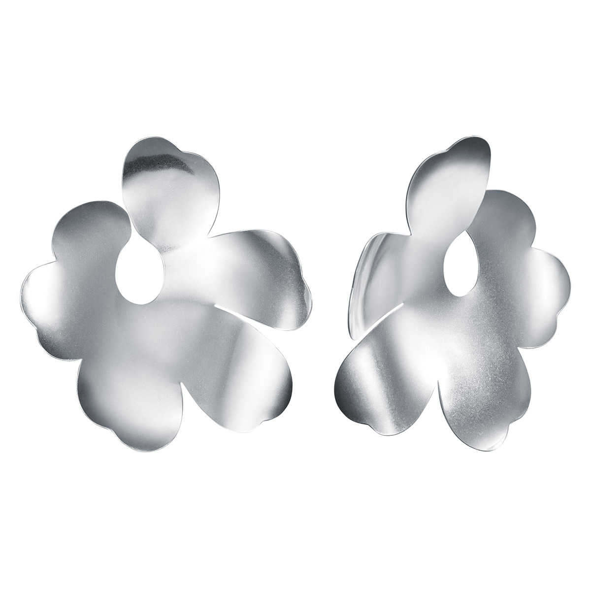 Kalevala x Marimekko Unikko earrings large silver 261001201T