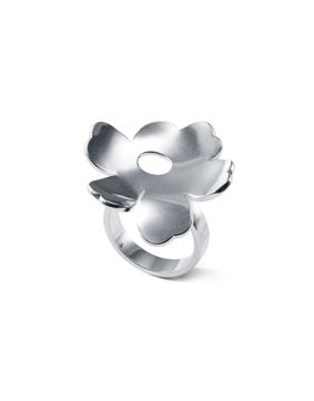 Kalevala x Marimekko Unikko ring silver 241001200