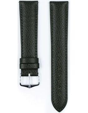 Hirsch Kansas leather strap black 015 02 0 50
