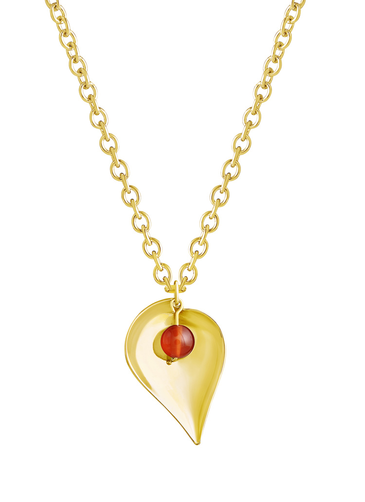 Lempikoru Karpalo gold plated necklace 52 300 73 500