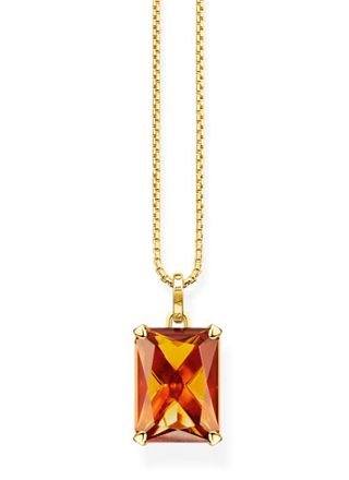 Thomas Sabo necklace orange stone KE1957-472-8-L50V
