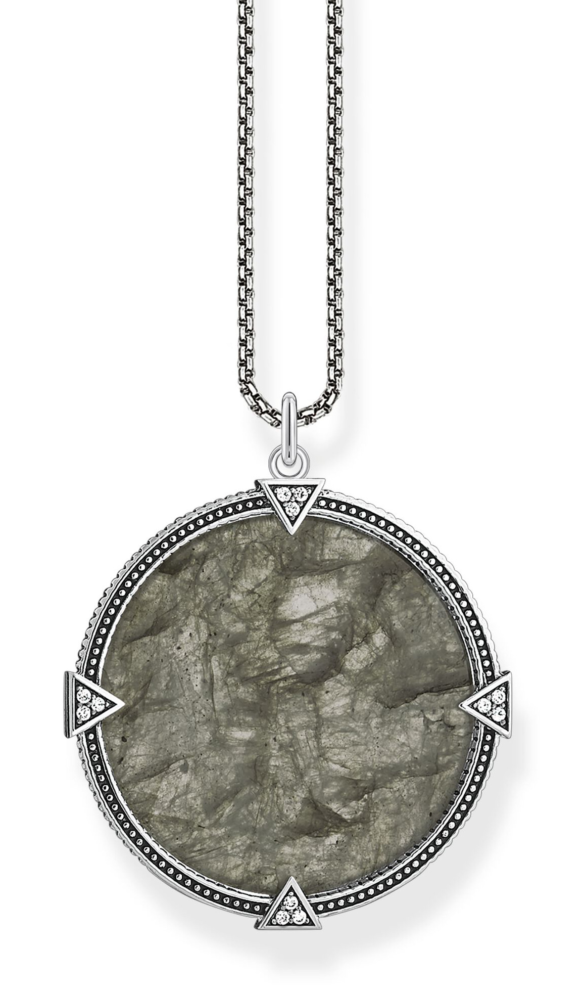 Thomas Sabo necklace vintage coin play of colour KE1997-462-5-L50V