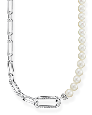 Thomas Sabo necklace links and pearls silver KE2109-167-14-L45V