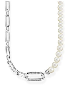 Thomas Sabo necklace links and pearls silver KE2109-167-14-L45V