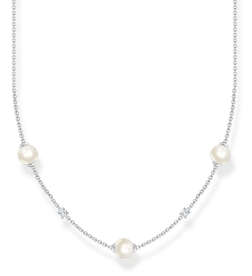 Thomas Sabo Charming White and Pearl necklace KE2120-167-14-L45V