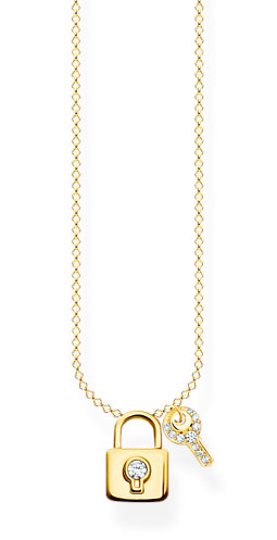 Thomas Sabo The Key to Happiness gold necklace KE2122-414-14-L45V