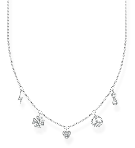 Thomas Sabo Charming Symbols Silver necklace KE2123-051-14-L42V