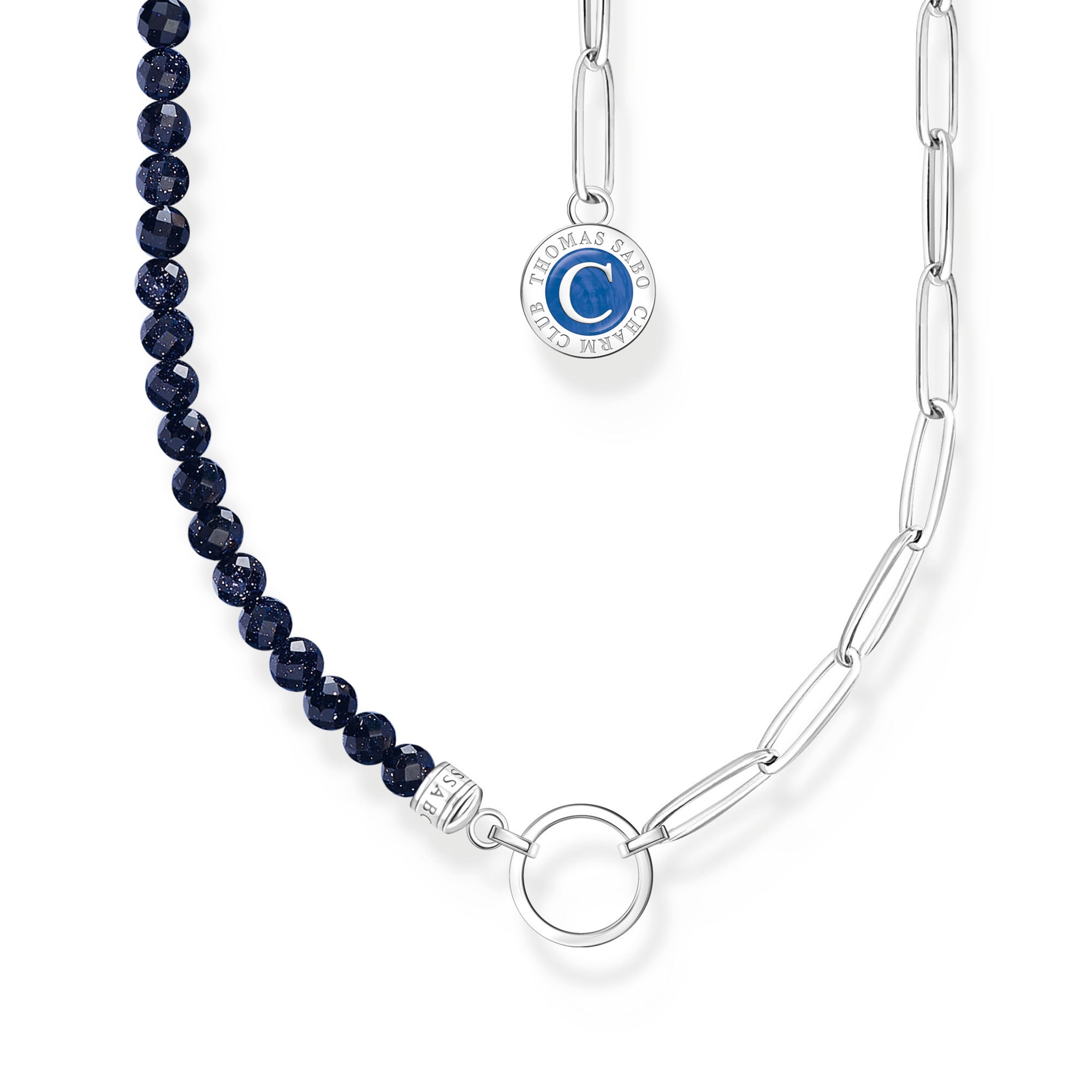 Thomas sabo black bead necklace deals