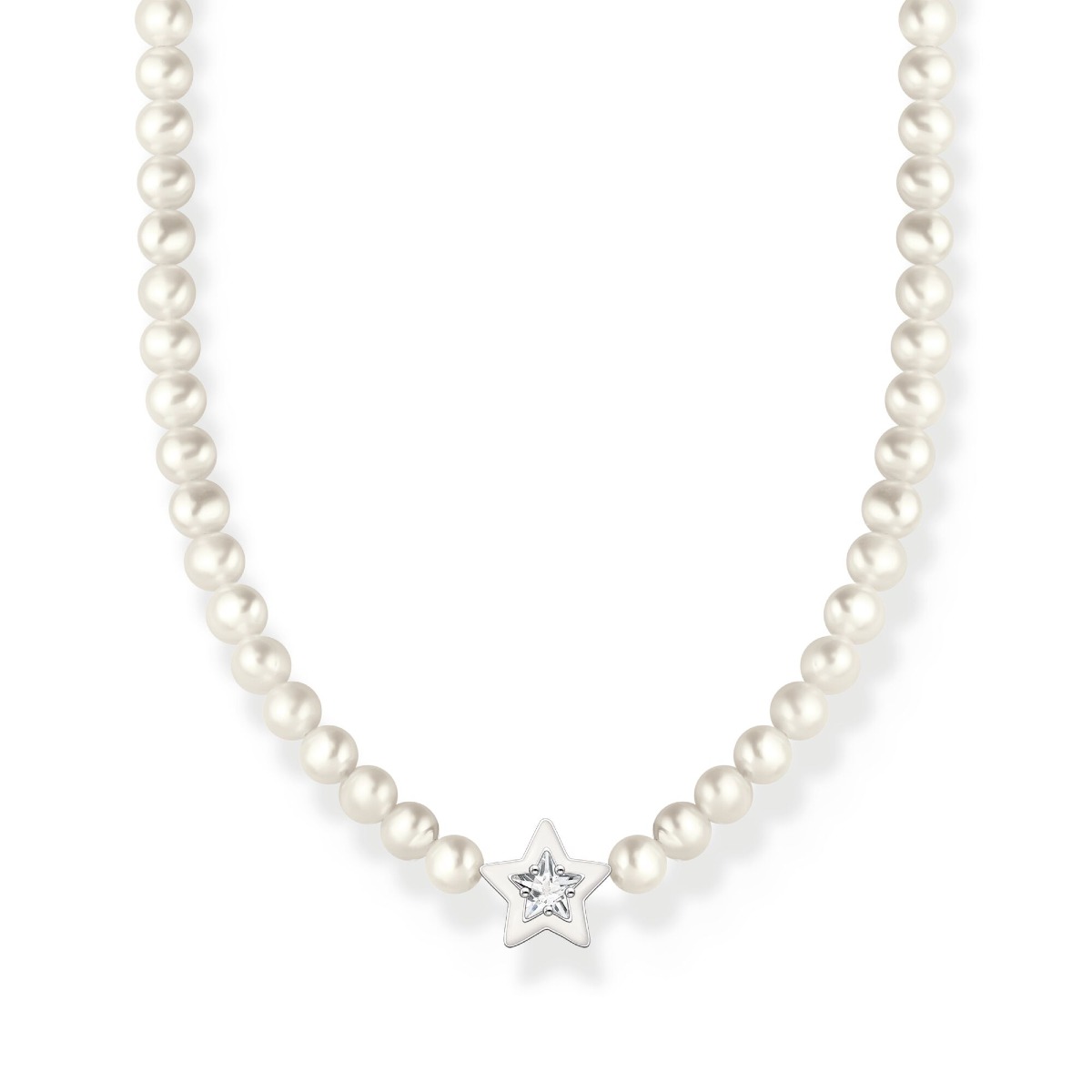 Thomas Sabo Pearl Star Necklace | Star necklace, Thomas sabo, Skull pendant