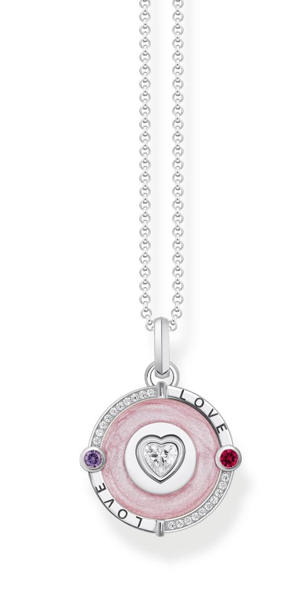 Thomas Sabo Glam & Soul Cosmic Amulet heart necklace KE2201-390-9-L45v