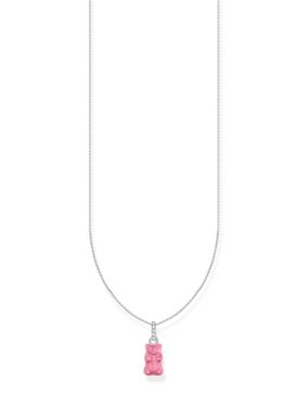 Thomas Sabo Haribo silver necklace with pink goldbears and zirconia KE2209-052-9-L45V