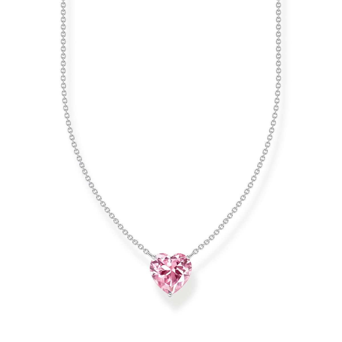 Thomas Sabo pink large heart pendant heart necklace KE2211-051-9-L45V