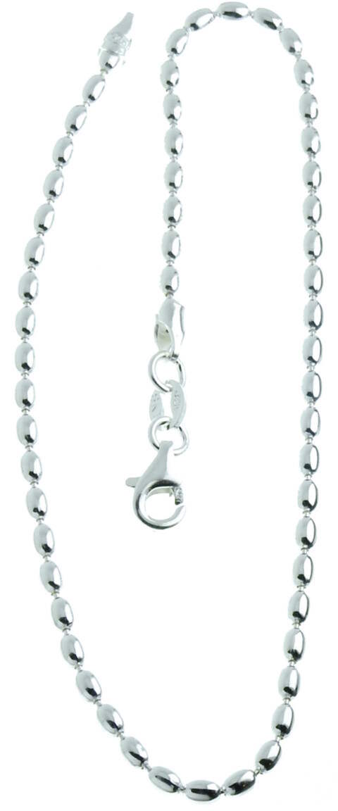 Ankle Bracelet 925 Sterling Silver 2.3mm NK3/25