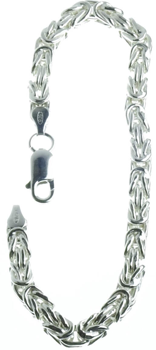 Bracelet 925 Byzantine Sterling Silver 4mm R168/19