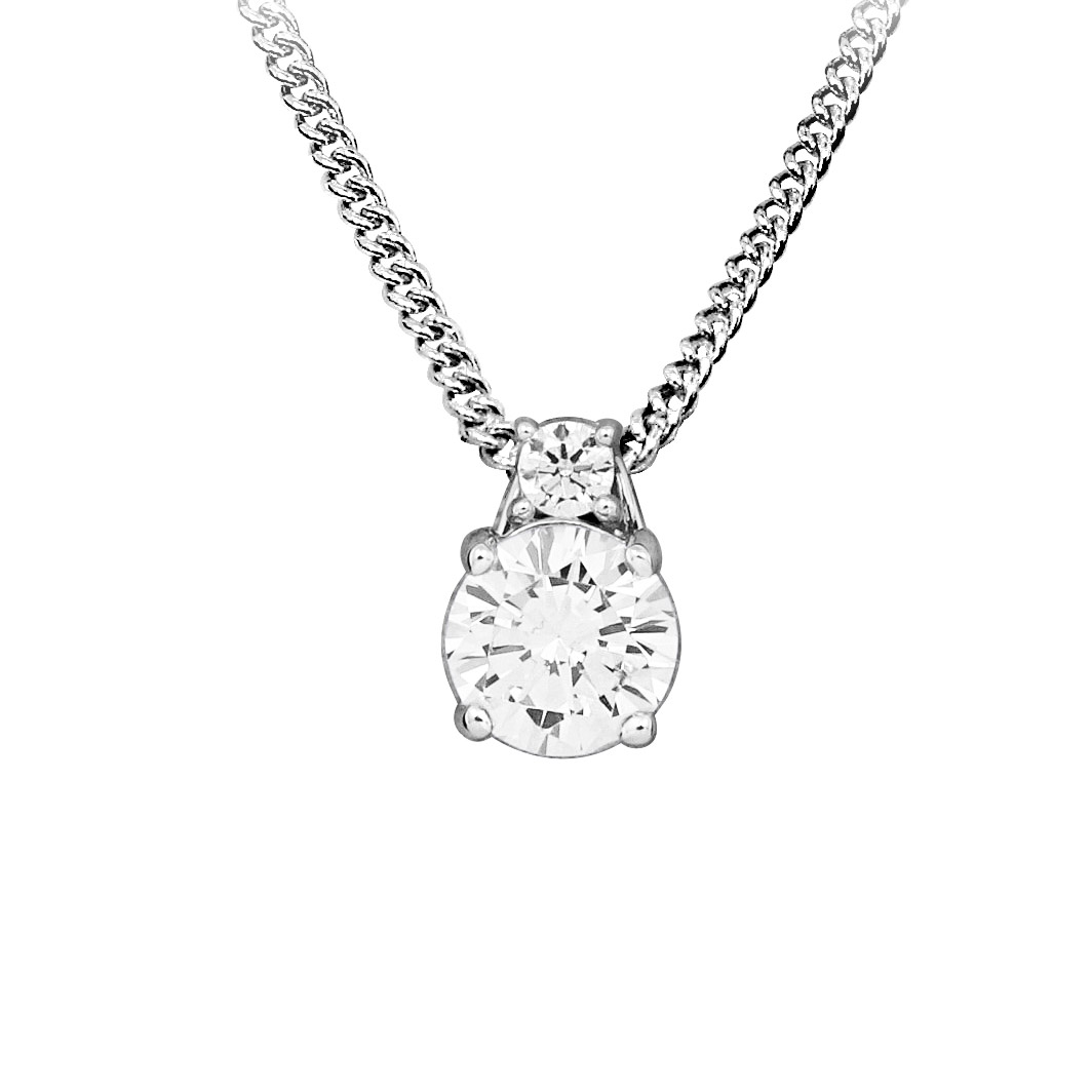 Lykken Casuals duo silver necklace 45cm
