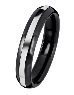 Kohinoor Duetto zirkonium and white gold engagement ring 006-093V