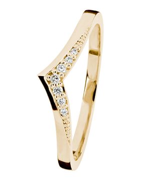 Kohinoor Tia gold diamond ring 033-452-05