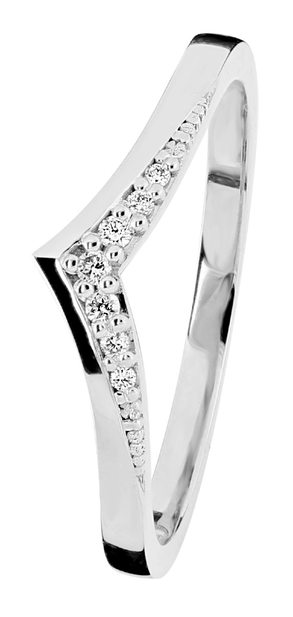 Kohinoor Tia white gold diamond ring 033-452V-05