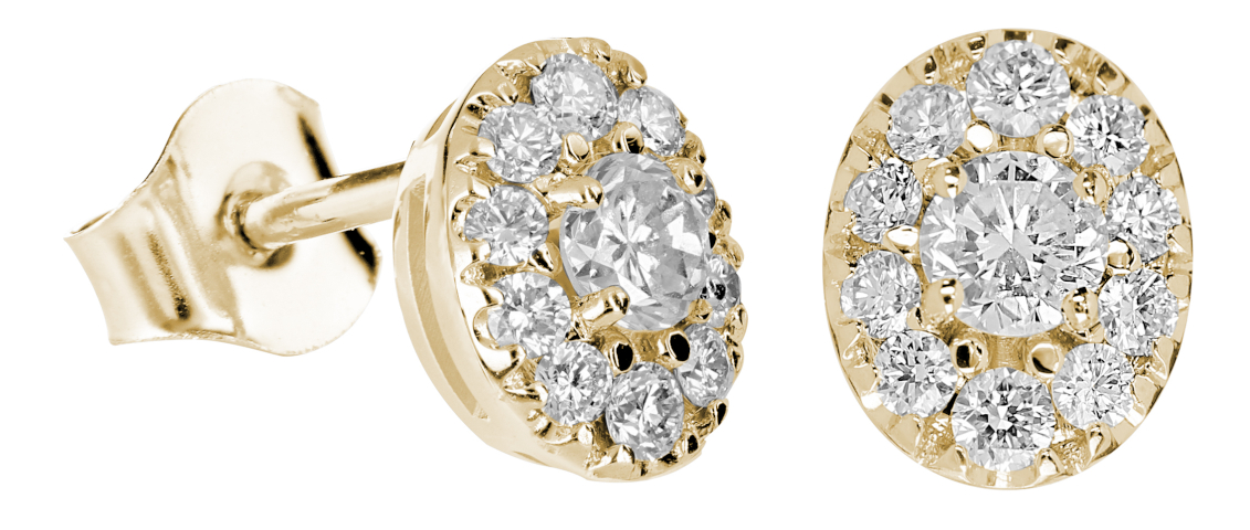 Kohinoor Olivia diamondearrings 143-410K-44