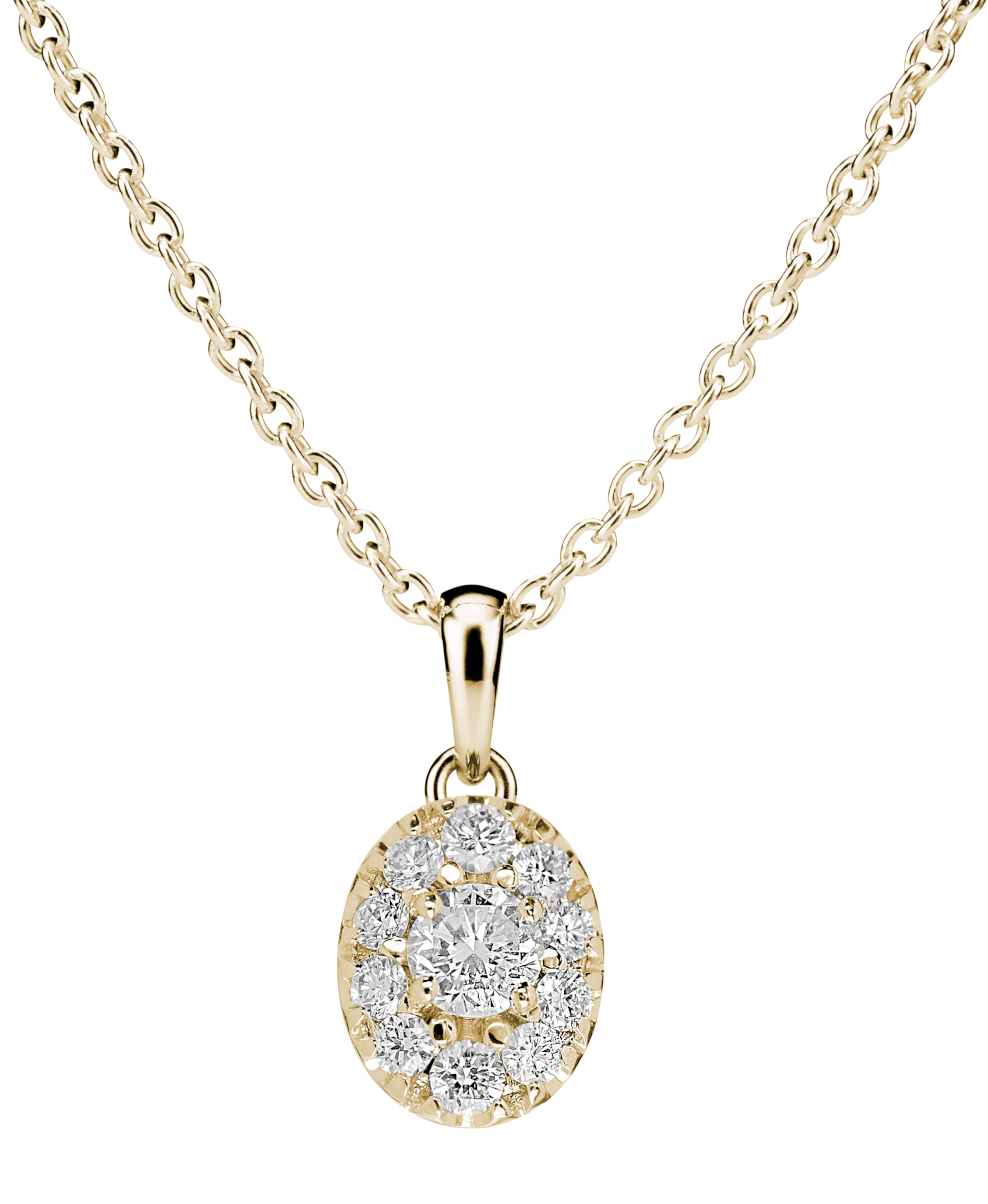 Kohinoor Olivia diamondpendant 123-410K-22