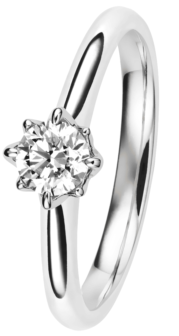 Kohinoor Rosa diamondring White Gold 933-260V-30