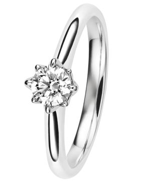 Kohinoor Rosa diamondring White Gold 933-260V-30