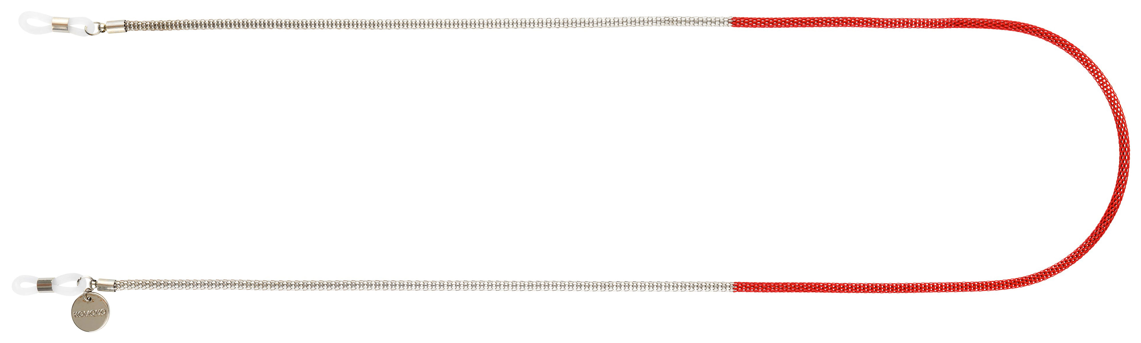KOMONO Lenox Silver red sunglass chain