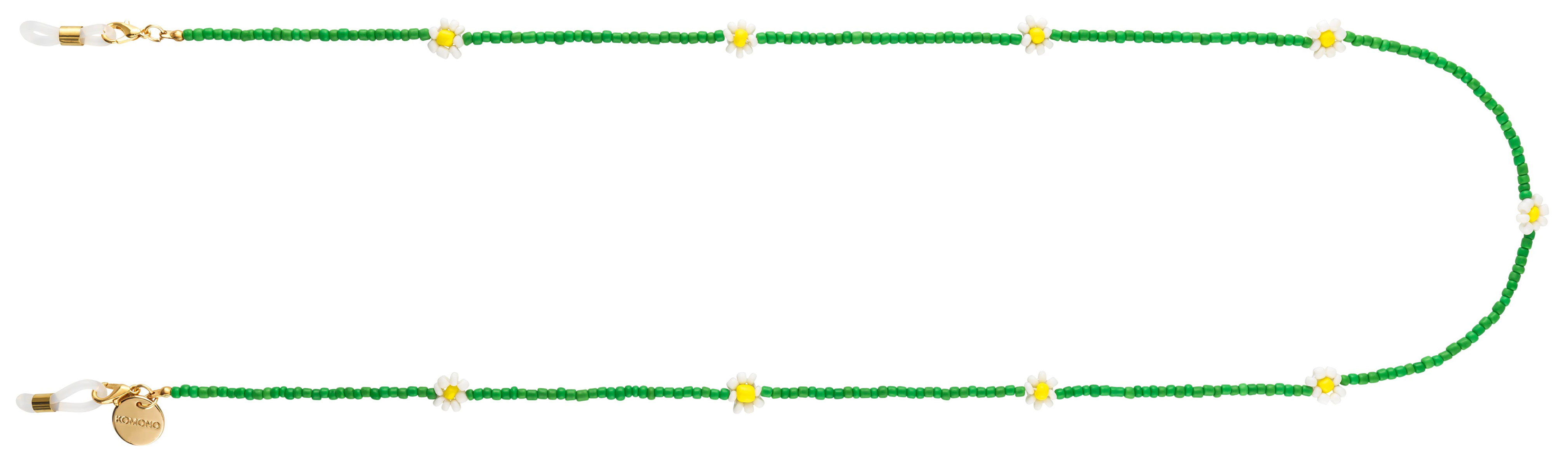 KOMONO Daisy White sunglass chain