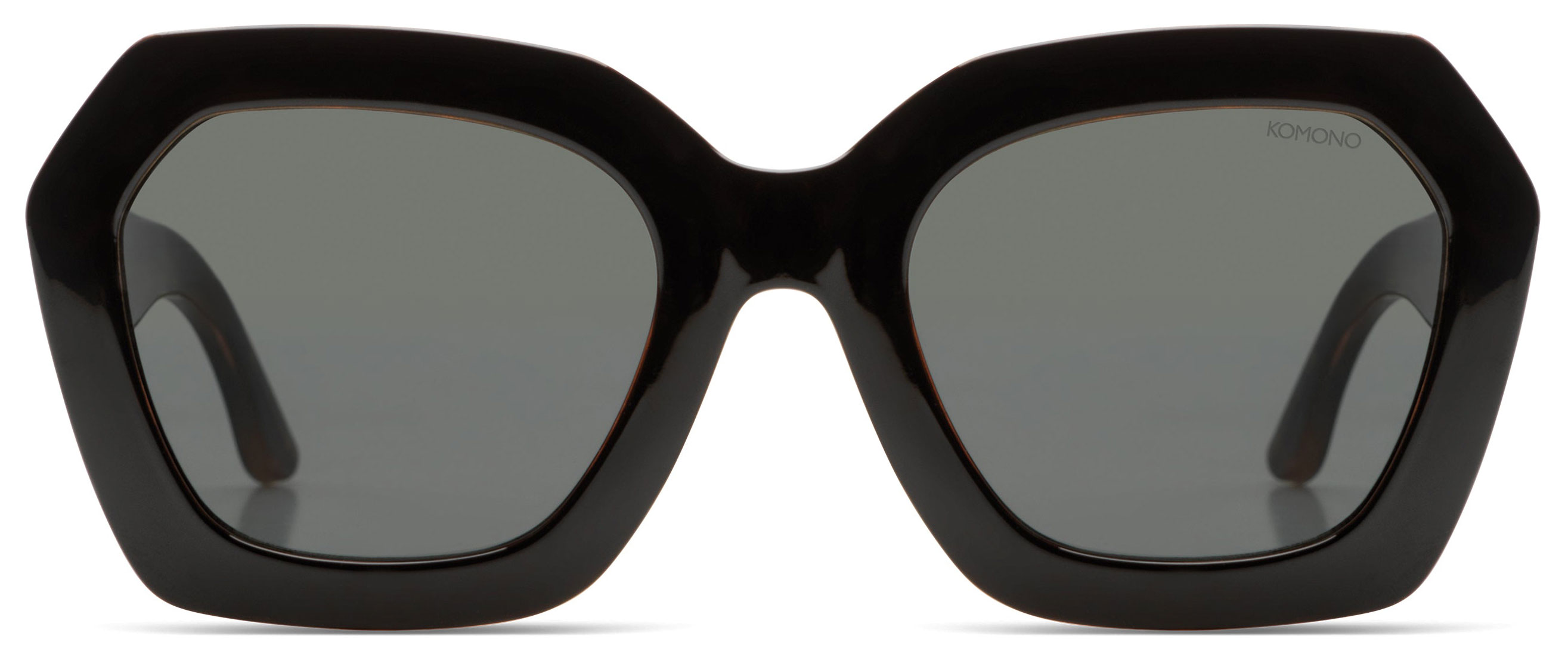 KOMONO Gwen Black tortoise sunglasses