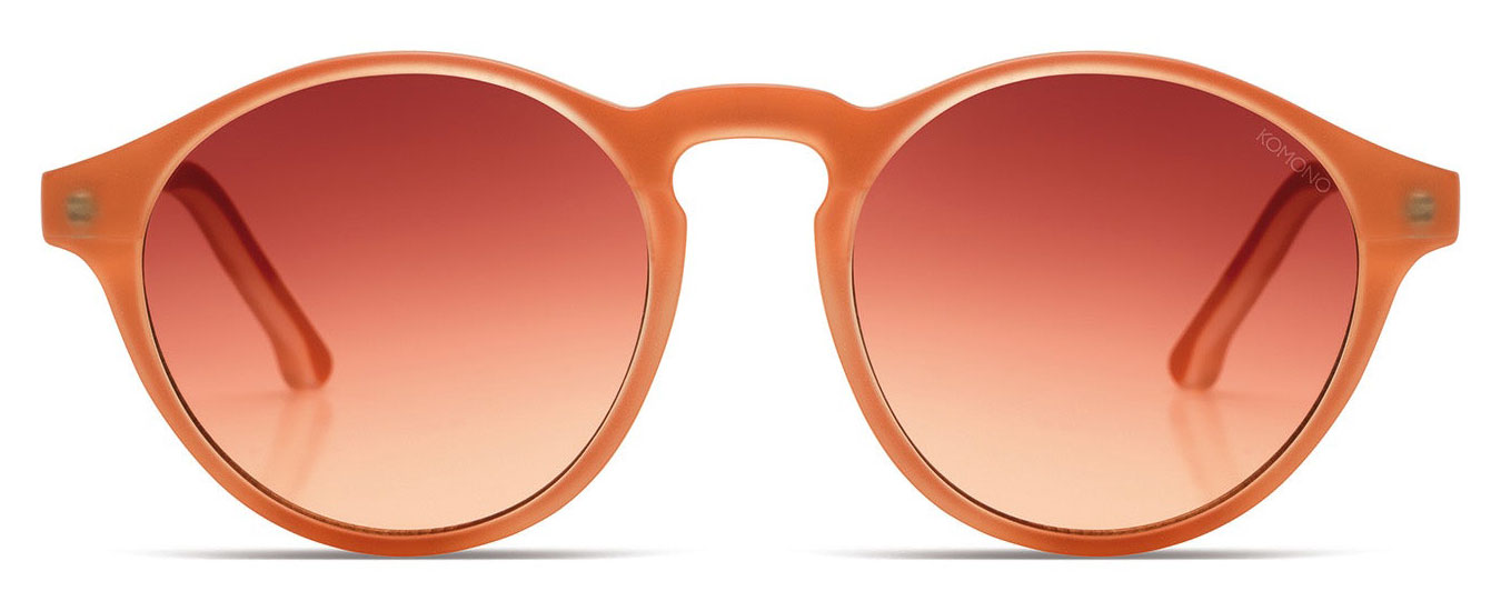 KOMONO Devon Velvet coral sunglasses