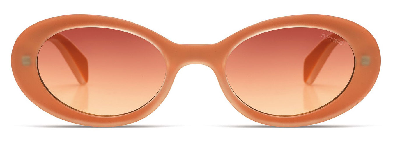 KOMONO Ana Velvet coral sunglasses