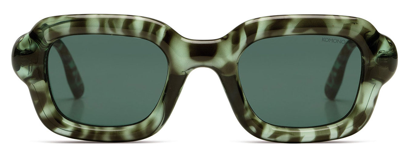 KOMONO Miles Aquatic teal sunglasses