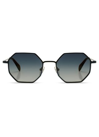 KOMONO Jean Blue satin rust sunglasses